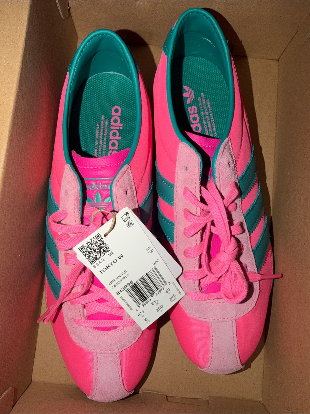 adidas Pink & Teal Women's Tokyo W Sneakers